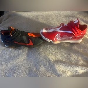 Nike mike trout zoom force baseball cleats.Black12.5 White12 bnib. Metal